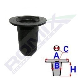 Clip, Zier- / Schutzleiste ROMIX C60453 ROMIX C60453 VW CRAFTER 2024 Zierleiste