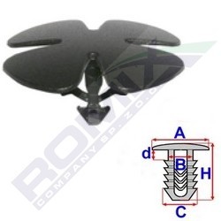 ROMIX Clip, Zier- / Schutzleiste C60511 C60511 ROMIX Civic III Zierleisten Kosten