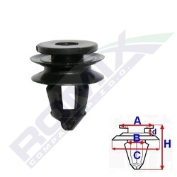 Clip, Zier- / Schutzleiste ROMIX C60540 ROMIX C60540 Türzierleisten VW JETTA 2005 Kosten