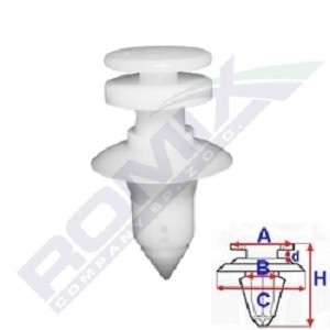 ROMIX Clip C60660 Clip ROMIX C60660 CHEVROLET S10 I Extended Cab Pickup 2.5 4WD 94PS