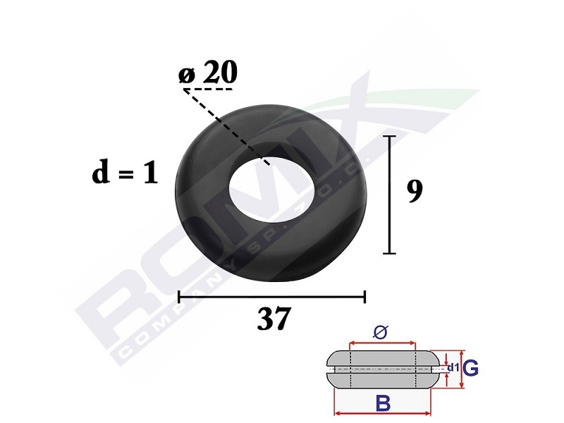 ROMIX Bøssing C70394 ROMIX C70394 Bøssing
