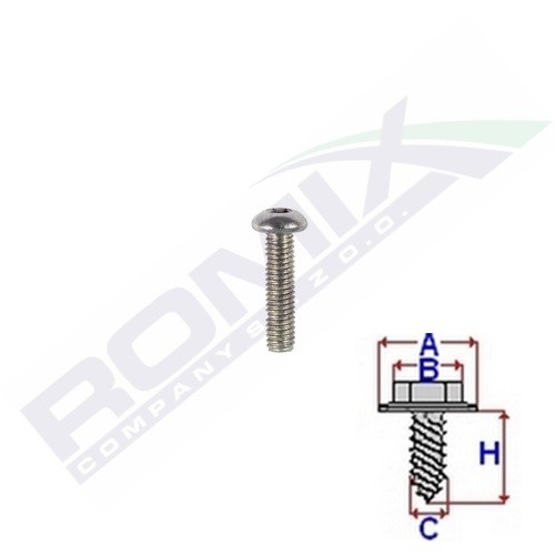 ROMIX Bullone / Vite C70530 ROMIX C70530 Bullone / Vite