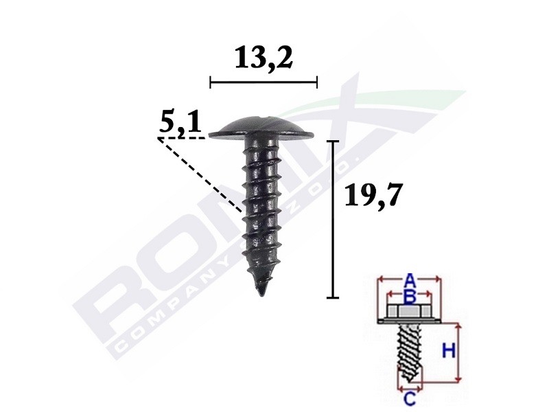 ROMIX Schraube C70593 ROMIX C70593 Schraube