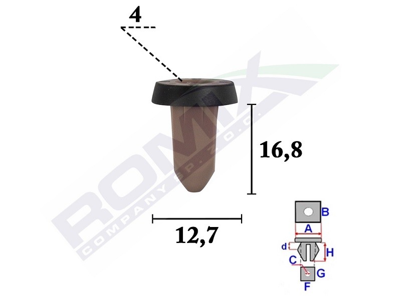ROMIX Moldings / aizsarguzlika C70601 ROMIX C70601 orģinālās Apdare aizsarguzlika durvis VW Fox 5z1 cena