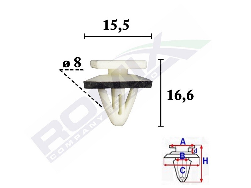 ROMIX Clip, enjoliveur C70604 ROMIX C70604 Baguette de porte i10 III 3/5 portes (AC3, AI3) d'origine prix