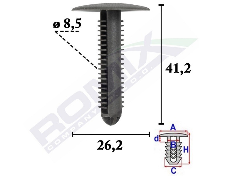 ROMIX Suoja- / koristelista C70608 C70608 ROMIX Koristelista Nissan PATROL hinta