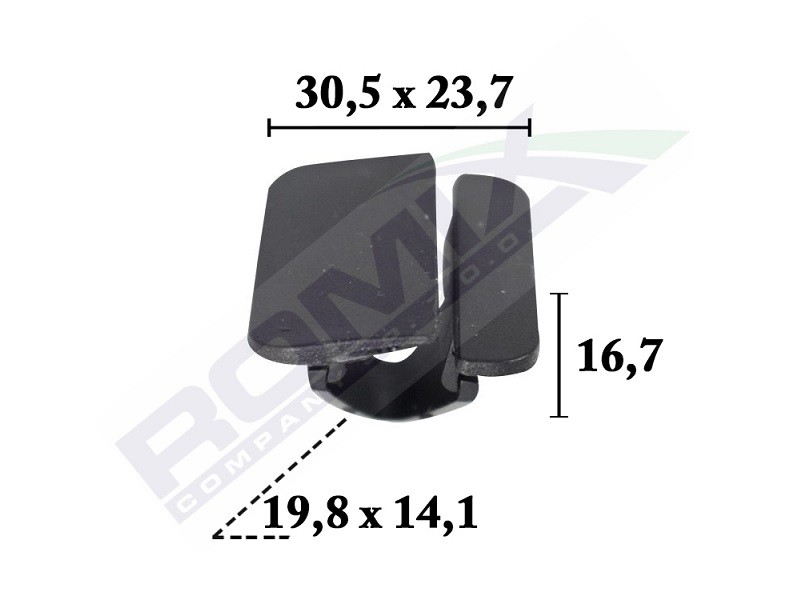 Clip, list ROMIX C70626 ROMIX C70626 Lister FORD S-MAX 2018