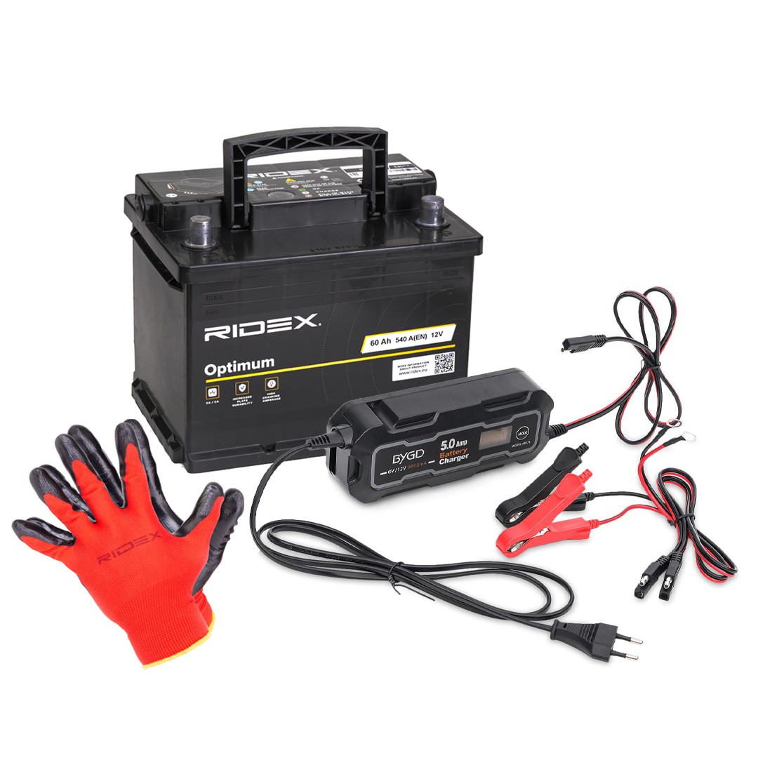 RIDEX Startbatteri 1S0293 Bilbatteri RIDEX 323 1S0293 billige