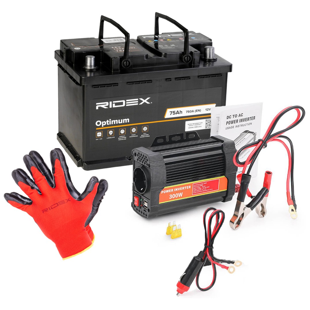 RIDEX Μπαταρία εκκίνησης 1S0305 Μπαταρία RIDEX Peugeot 106 1S0305