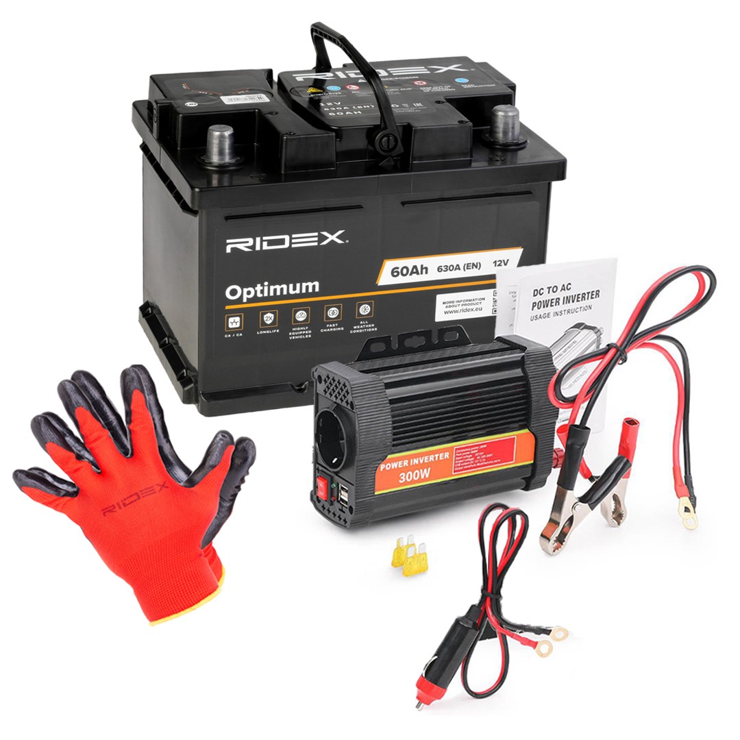 RIDEX Startbatteri 1S0307 Startbatteri RIDEX Nissan NAVARA 1S0307