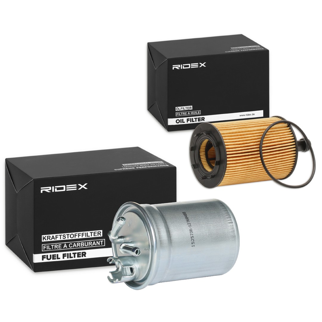 RIDEX Filterset 4055F34656 4055F34656 Onderhoudspakket en filterset SKODA OCTAVIA RIDEX