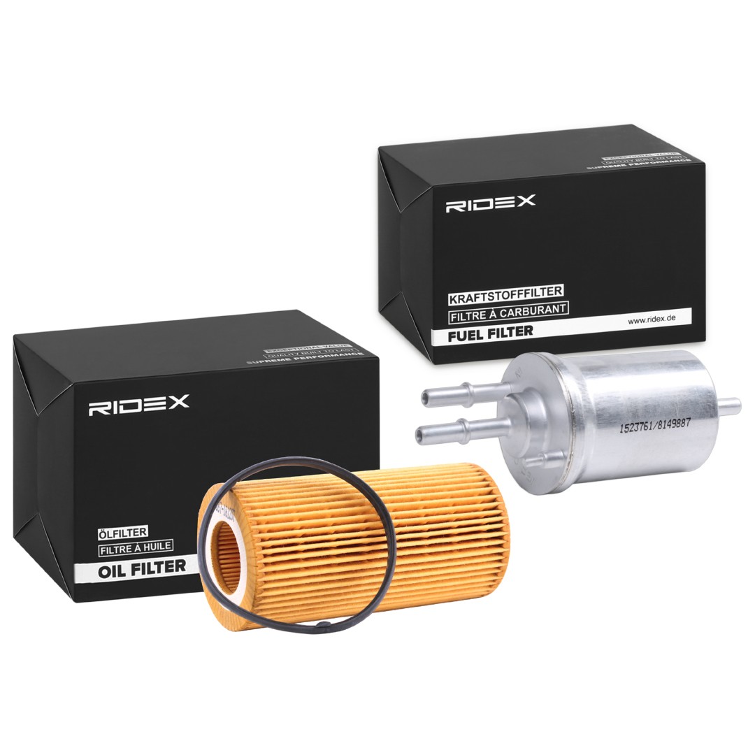 RIDEX Σετ φίλτρων 4055F34662 Σετ φίλτρων RIDEX OCTAVIA 4055F34662 φθηνά