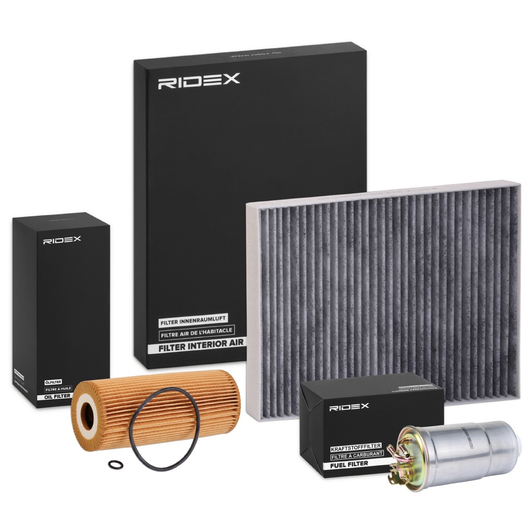 RIDEX Σετ φίλτρων 4055F34666 Σετ φίλτρων RIDEX Skoda OCTAVIA 4055F34666