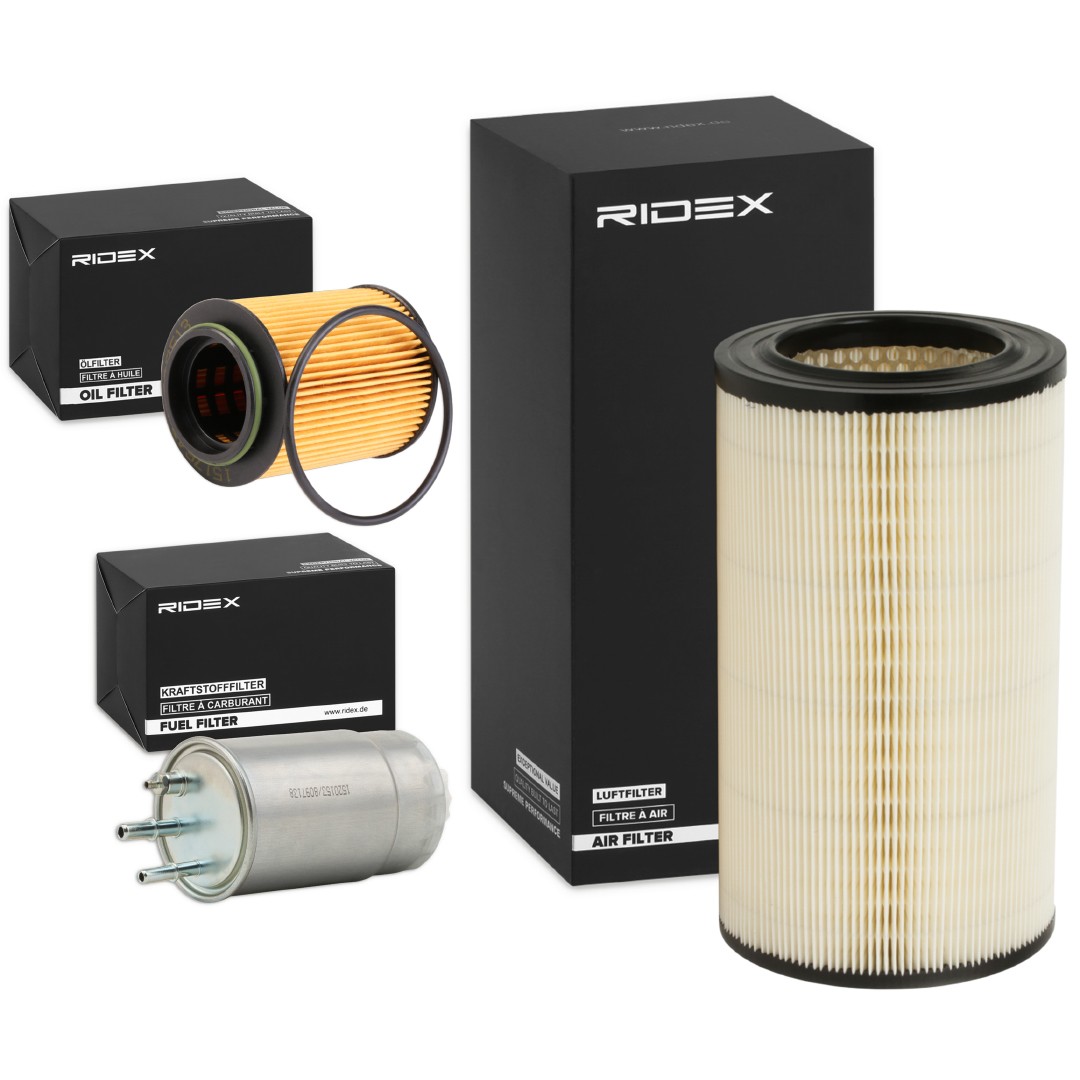 RIDEX Σετ φίλτρων 4055F34670 Σετ φίλτρων RIDEX Lancia DELTA 4055F34670