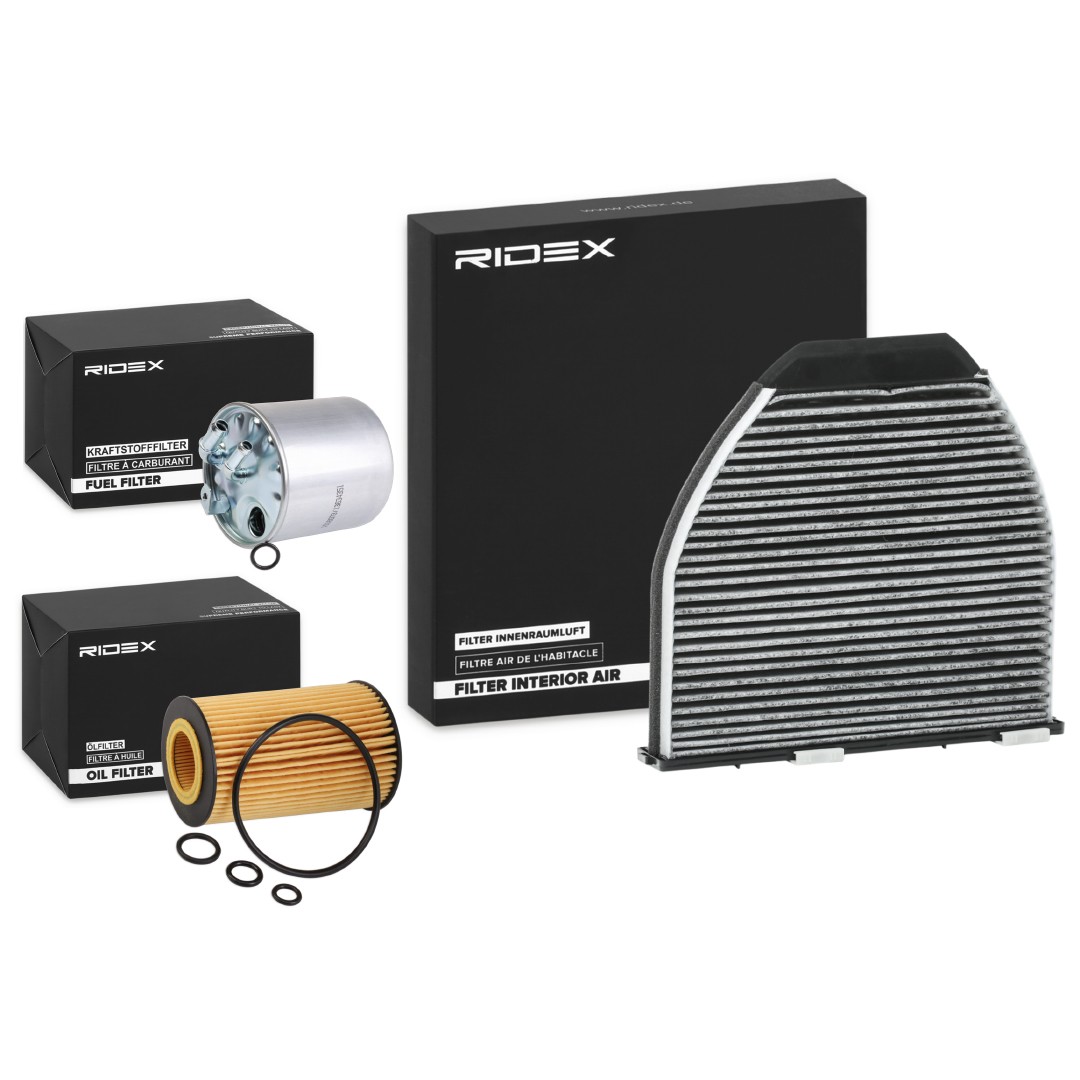 RIDEX Filter-komplekt 4055F34680 Filter-komplekt RIDEX Mercedes-Benz G-klass 4055F34680