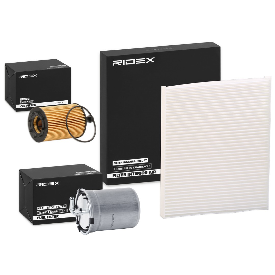 RIDEX Filtersett 4055F34693 Filtersett RIDEX Skoda FABIA 4055F34693