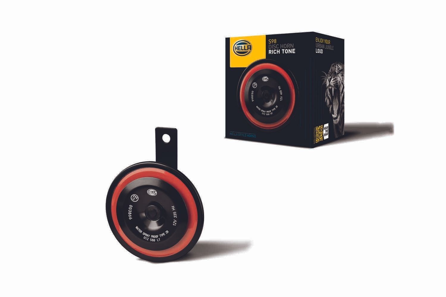 HELLA Buzina 3AL 012 588-291 HELLA 3AL012588-291 Buzina Renault CLIO originais