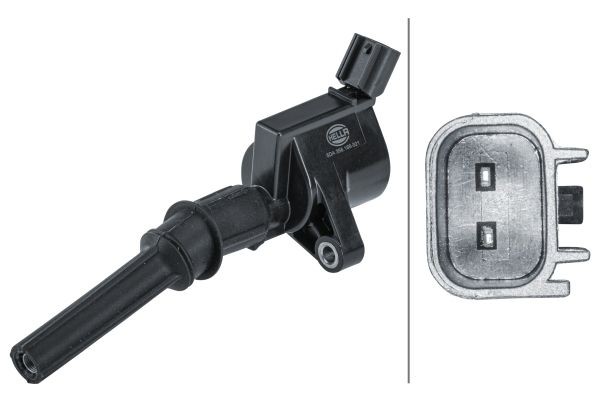 HELLA Tændspole 5DA 358 168-321 Tænding - / gløderørsystem FORD USA F-250 Super Duty Standard Cab Pick-up (P221): Tændspole HELLA 5DA 358 168-321