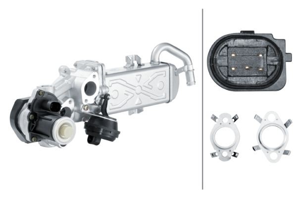 HELLA EGR-moodul 6NU 358 167-001 HELLA 6NU 358 167-001 originaal EGR klapp VW Caddy 4 Kombi hind