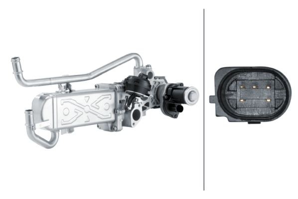 HELLA EGR modul 6NU 358 167-011 AGR ventil HELLA TOLEDO 6NU 358 167-011 lacné