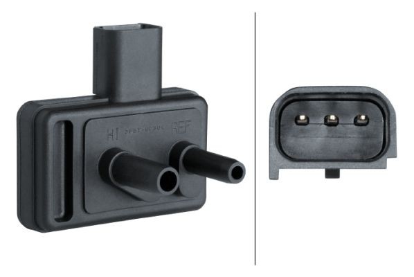 Sensor, udstødningstryk HELLA 6PP 009 409-431 HELLA 6PP 009 409-431 Udstødnings tryksensor FORD USA MUSTANG 2004