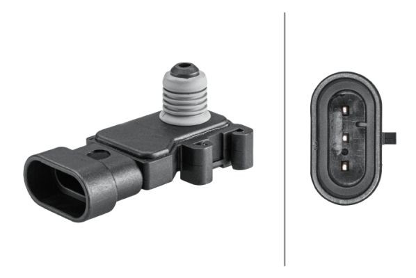 HELLA Aισθητήρας, πίεση υπερπλήρωσης 6PP 358 152-141 HELLA 6PP358152-141 Αισθητήρας πίεσης πολλαπλής εισαγωγής Yaris III Van (XP13) τιμες