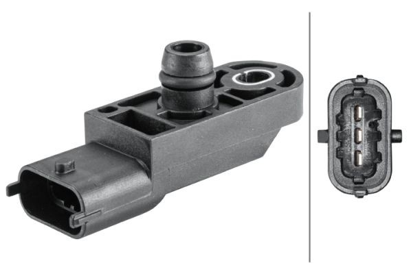 HELLA Aισθητήρας, πίεση υπερπλήρωσης 6PP 358 152-301 Αισθητήρας πίεσης υπερπλήρωσης HELLA Mercedes-Benz M-class 6PP 358 152-301