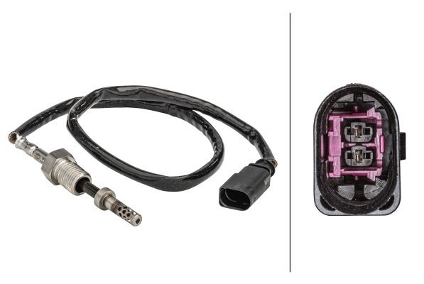 HELLA Sensor, eksostemperatur 6PT 358 181-141 HELLA 6PT 358 181-141 Sensor avgasstempertur California T5 Minibuss (7EC, 7EF, 7EG, 7HF) originale pris