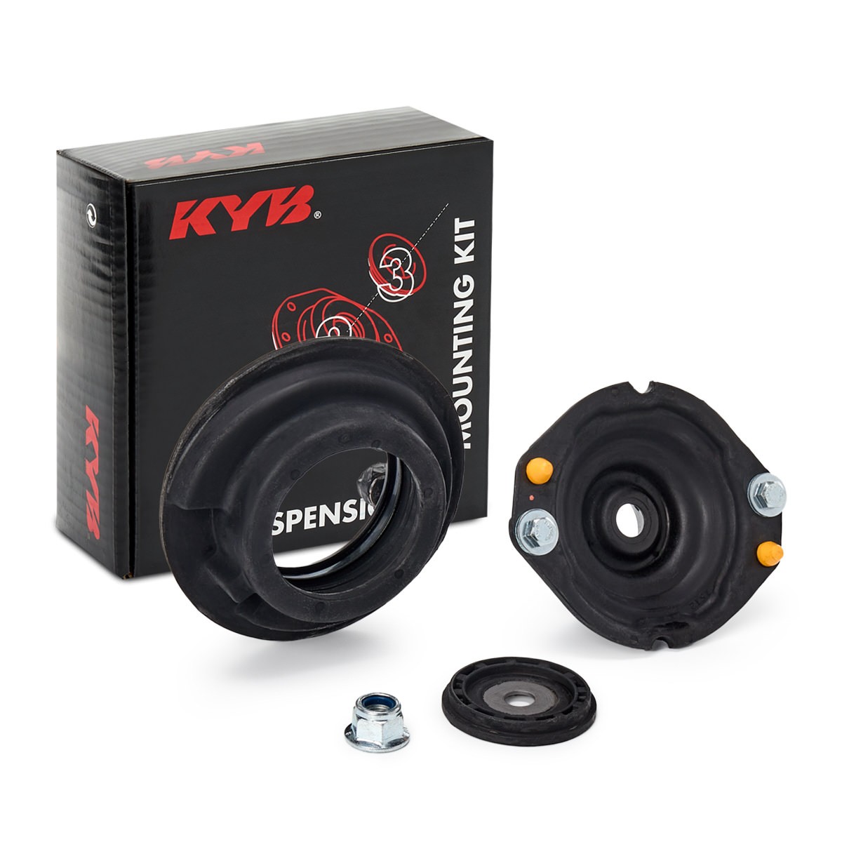 KYB Reperationssæt, fjederben-støtteleje SM1512 SM1512 Tårnlejer RENAULT 21 KYB