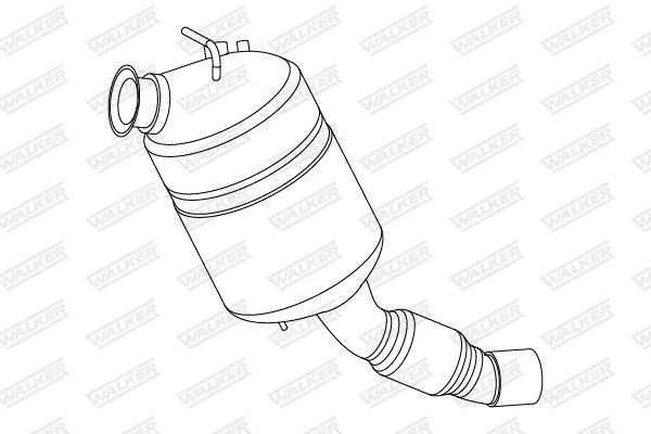 WALKER Filtre à particules 73382 BMW Série 3 Filtre pot d'échappement WALKER 73382