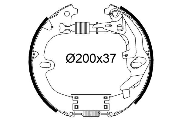 VALEO Σετ σιαγόνων φρένων 554928 554928 Σιαγώνες VALEO TOYOTA RAV 4