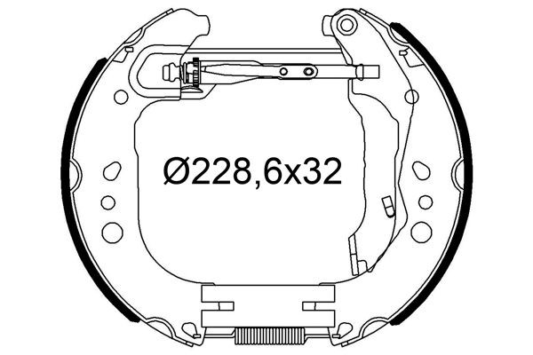 VALEO Jogo de maxilas de travão 554948 554948 Cintas de travão SKODA KAROQ VALEO