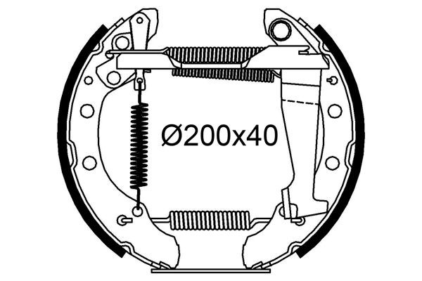 VALEO Kit ganasce freni 554949 554949 costo Ganasce freno VALEO AUDI A7
