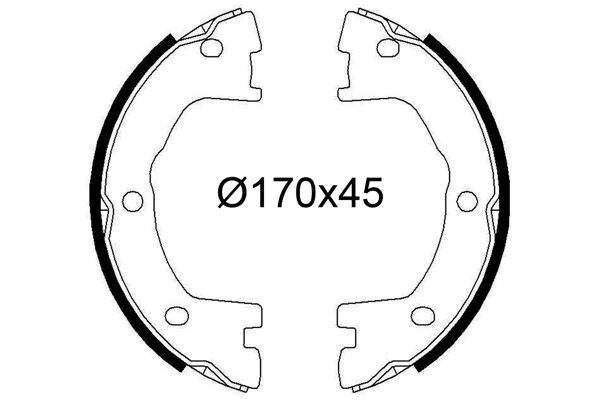 VALEO Remschoenset 564244 VALEO 564244 Remschoenen Iveco Daily 4 originele prijs