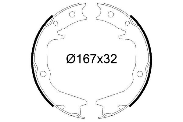 VALEO Kit ganasce freni 564248 564248 costo Ganasce freno HYUNDAI H-1 Furgonato VALEO