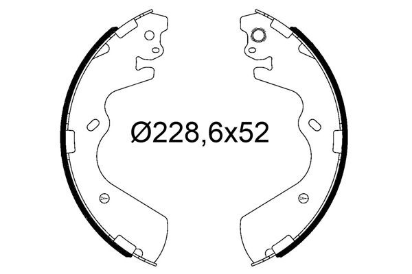 VALEO Σετ σιαγόνων φρένων 564333 564333 Σετ σιαγωνες DODGE DURANGO VALEO