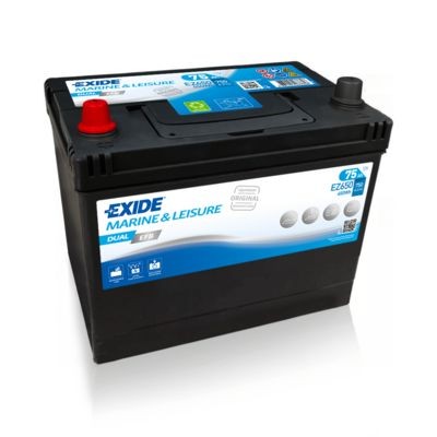 EXIDE Startera akumulatoru baterija EZ650 EXIDE EZ650 Akumulatoru baterija Honda Integra DC2 cena