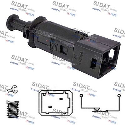 SIDAT Bromsljuskontakt 5.140045A2 5.140045A2 SIDAT bromsljuskontakt MERCEDES-BENZ SL
