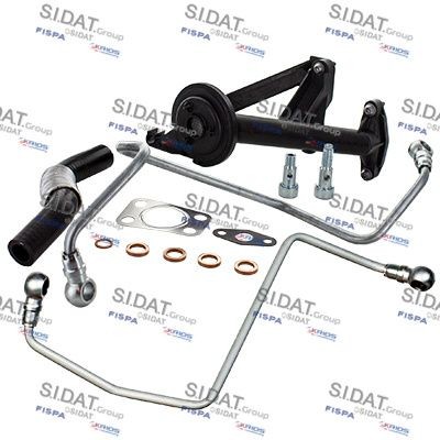 SIDAT Σετ τοποθέτησης, φορτιστής 8.580530 8.580530 Σετ τοποθ καταλύτης PEUGEOT 206 SIDAT