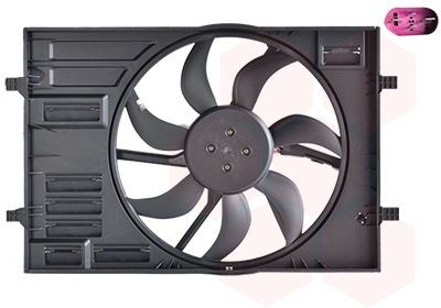 VAN WEZEL Kjølevifte 0337747 Radiatorvifte VAN WEZEL Audi 80 0337747