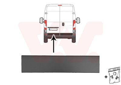 Prydnads- / Skyddlist, dörr VAN WEZEL 0982431 VAN WEZEL 0982431: Billister Fiat BRAVO 2016