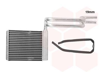 VAN WEZEL Heater matrix 18016702 VAN WEZEL 18016702 genuine Suzuki VITARA heat exchanger price
