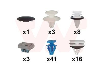VAN WEZEL Montageset, deur 1906799 1906799 Deur en onderdelen FORD RANGER VAN WEZEL