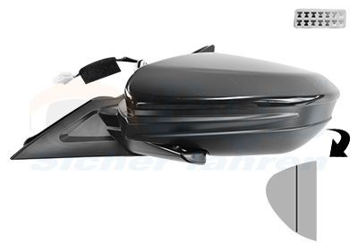 Wing mirror VAN WEZEL 2590807 VAN WEZEL 2590807 HONDA CIVIC 2025 wing mirror replacement