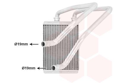 VAN WEZEL Värmepaket 33006472 VAN WEZEL 33006472 Värmepaket Nissan X-Trail T30