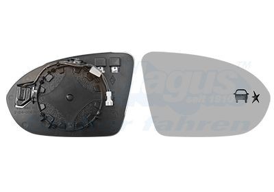 VAN WEZEL Backspegelglas 3854836 VAN WEZEL 3854836 Backspegelglas Opel Rekord E Kombi vänster och höger