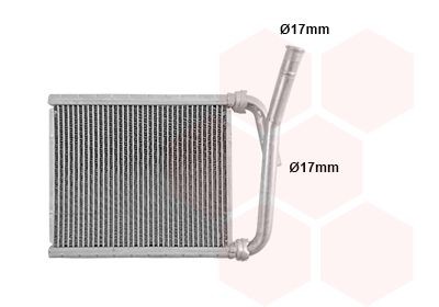 Varmeapparat register VAN WEZEL 53016701 VAN WEZEL 53016701: Varmeregister Lexus IS 2008