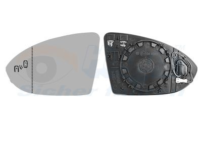 VAN WEZEL Vetro specchio, specchio esterno 5775835 VAN WEZEL 5775835 Vetro specchio retrovisore Golf BA5 prezzo