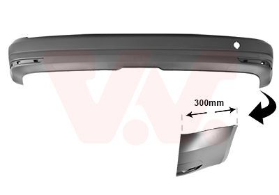 VAN WEZEL Heckstoßstange 5854540 VAN WEZEL 5854540 Heckstoßstange VW Caddy IV Kombi (SAB, SAJ) 2.0 TDI 110 PS 2017