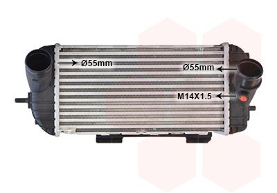Interkūlers VAN WEZEL 83004329 VAN WEZEL 83004329 Starpdzesētājs Hyundai TUCSON 2020